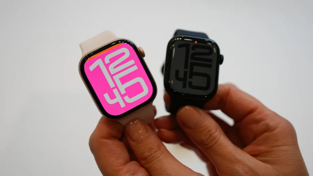 Comparing the Series 9 and Series 10 Displays